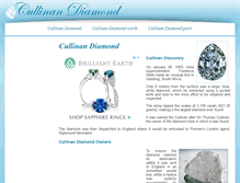 Tablet Screenshot of cullinan-diamond.com